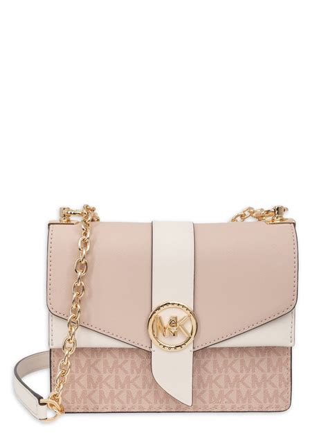 michael kors pink crossbody purse